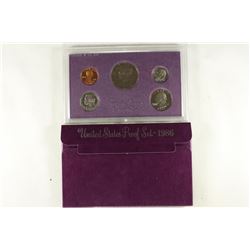 1986 US PROOF SET (WITH BOX)