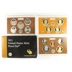 2011 US PROOF SET (WITH BOX) 14 PIECES