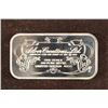 Image 2 : 1 TROY OZ .999 PURE SILVER INGOT SATCHMO 1900-1971
