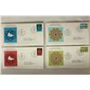 Image 2 : 8 ASSORTED UNITED NATIONS 1ST DAY COVERS WITH