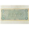 Image 2 : 1864 CONFEDERATE STATES OF AMERICA $5