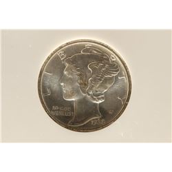 1938 MERCURY DIME NGC MS66