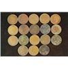Image 1 : 18 ASSORTED 1900'S INDIAN HEAD CENTS