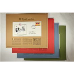 4-1976 1ST DAY ISSUE ENVELOPES AND STAMPS ON INFO