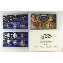 2007 US PROOF SET (WITH BOX) 14 PIECES