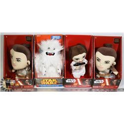 NEW SET OF 4 STAR WARS TALKING