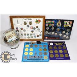 VINTAGE PENNIES, COINS, PAPER