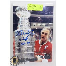 NHL MONTREAL CANADIENS HOF 79 HENRI RICHARD SIGNED