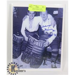 NHL TORONTO MAPLE LEAFS GOALIE HOF 76 JOHNNY BOWER