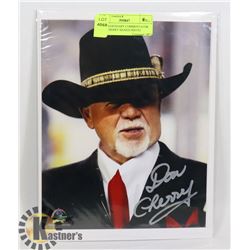 NHL LEGENDARY COMMENTATOR DON CHERRY SIGNED PHOTO