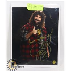 WWE HOF HARD CORE LEGEND MICK FOLEY SIGNED PHOTO