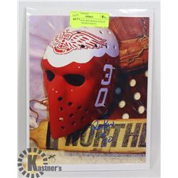 NHL DETROIT RED WINGS GOALIE RON LOW SIGNED PHOTO