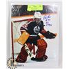 Image 1 : NHL EDMONTON OILERS GOALIE RON LOW SIGNED PHOTO