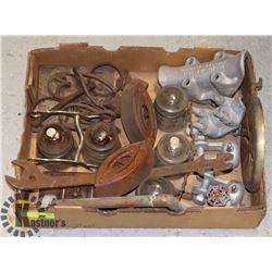 LOT OF ANTIQUE FARM PARTS