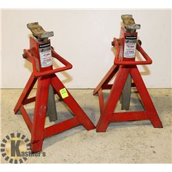 SET OF 2 JACK STANDS (2 TONS)
