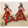Image 1 : SET OF 2 JACK STANDS (2 TONS)