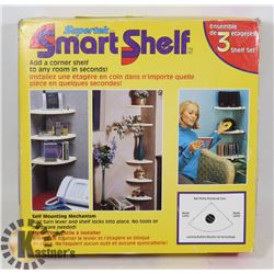 SMART SHELF SET -SET OF 3 CORNER SHELVES