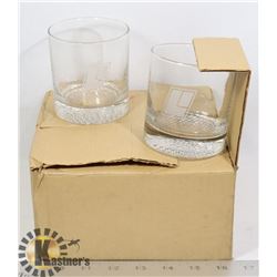 4 SCOTCH DRINKING GLASSES