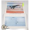Image 1 : 21" X 14" 1981 HISTORIC AIRPLANE CALENDAR