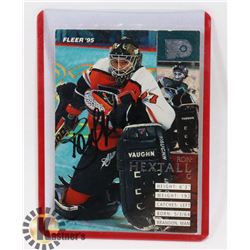 RON HEXTALL PHILADELPHIA FLYERS SIGNED HOCKEY CARD