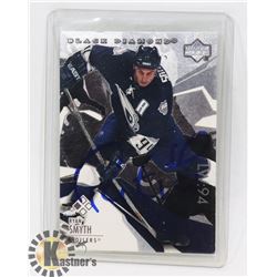 RYAN SMYTH EDMONTON OILERS 3RD JERSEY SIGNED CARD