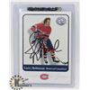Image 1 : LARRY ROBINSON MONTREAL CANADIENS SIGNED CARD
