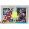 Image 1 : HOCKEY HALL OF FAMER 2 AUTOGRAPHED CARD LOT