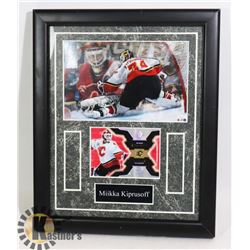 MIKKA KIPRUSSOFF CALGARY FLAMES LITHOGRAPH FRAMED