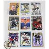 Image 1 : AUTOGRAPHED 9 HOCKEY CARD LOT MILES WOOD ROOKIE