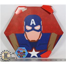 NEW CAPTAIN AMERICA SHAPE WALL HANGING