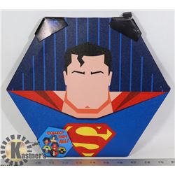 NEW SUPERMAN HEXAGON SHAPE WALL HANGING