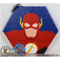 NEW THE FLASH HEXAGON SHAPE WALL HANGING