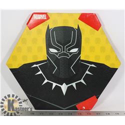 NEW BLACK PANTHER HEXAGON SHAPE WALL HANGING