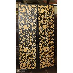 TWO MATCHING PANELS 2 1/2 FOOT WIDE