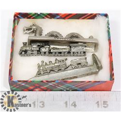 VINTAGE 3 MINIATURE PEWTER