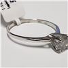 Image 3 : 14K WHITE GOLD DIAMOND(G-H, I, 0.55CT)  RING