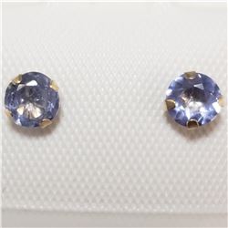 10K YELLOW GOLD TANZANITE(0.56CT)