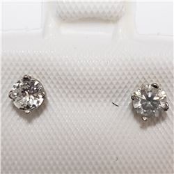 14K WHITE GOLD DIAMOND(0.3CT)  EARRINGS