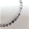 Image 2 : SILVER TANZANITE(4.8CT)  BRACELET
