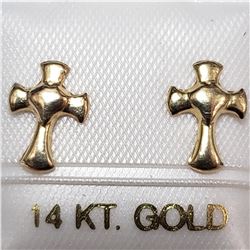 14K YELLOW GOLD  EARRINGS