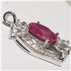 Image 2 : SILVER RUBY  PENDANT (~WEIGHT 6.5G)