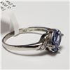Image 3 : 10K WHITE GOLD TANZANITE(0.95CT) DIAMOND
