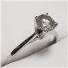 Image 2 : 14K WHITE GOLD DIAMOND(H-I, I, 0.65CT)  RING