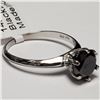 Image 3 : 14K WHITE GOLD BLACK DIAMOND(1.4CT)  RING