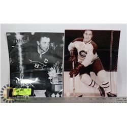 JEAN BELIVEAU MONTREAL CANADIENS PHOTO LOT X2