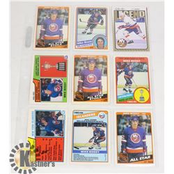 MIKE BOSSY 10 CARD LOT 1980S CARD HALL OF FAME