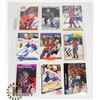 Image 1 : AUTOGRAPHED MONTREAL CANADIENS 9 CARD LOT