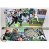 Image 1 : SASKATCHEWAN ROUGHRIDERS 8X10 PHOTO LOT X5