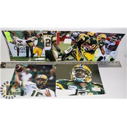 EDMONTON ESKIMOS 8X10 PHOTO LOT X 5 RICKY RAY