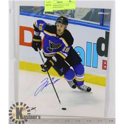 JAY BOUWMEESTER ST LOUIS BLUES SIGNED PHOTO